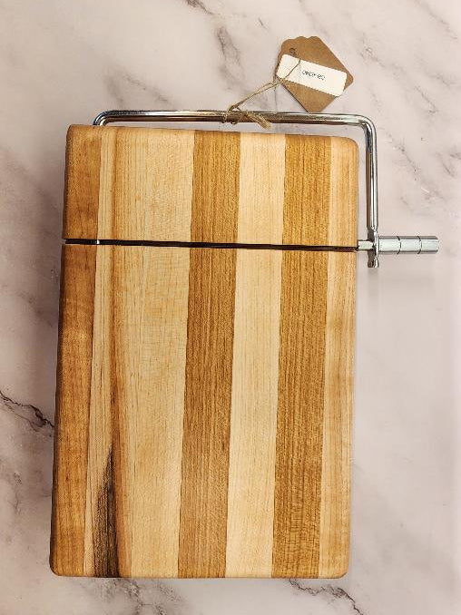 Handmade Cheese Slicer – Hard Maple (6" x 9" x 1.5")