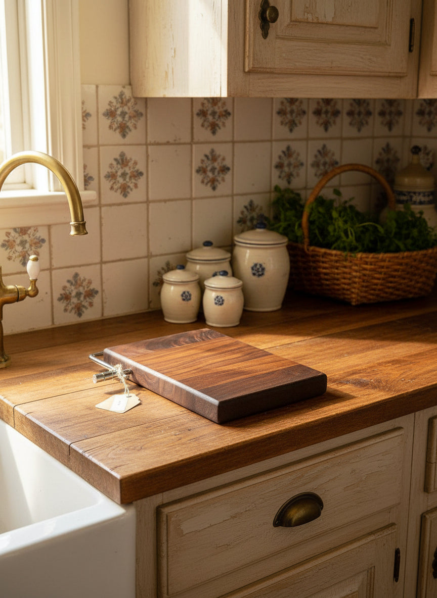 Handcrafted Black Walnut Cheese Slicer – 6" x 9" x 3/4"