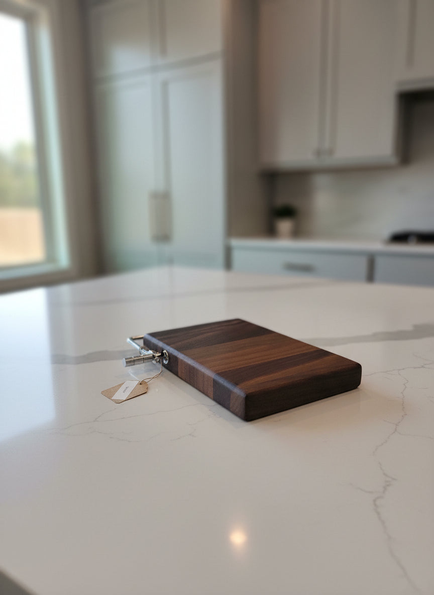 Artisan Black Walnut Cheese Slicer – 6" x 9" x 3/4"