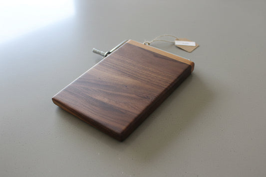 Black Walnut Cheese Slicer – 6x8x¾ with Stainless Steel Wire