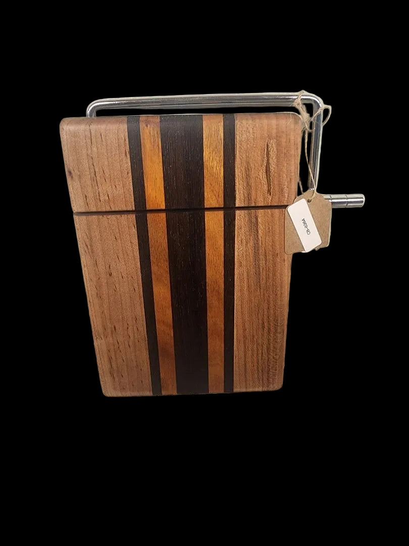 Ambrosia Maple, Canarywood & Wenge Cheese Slicer – 6x9x¾ with