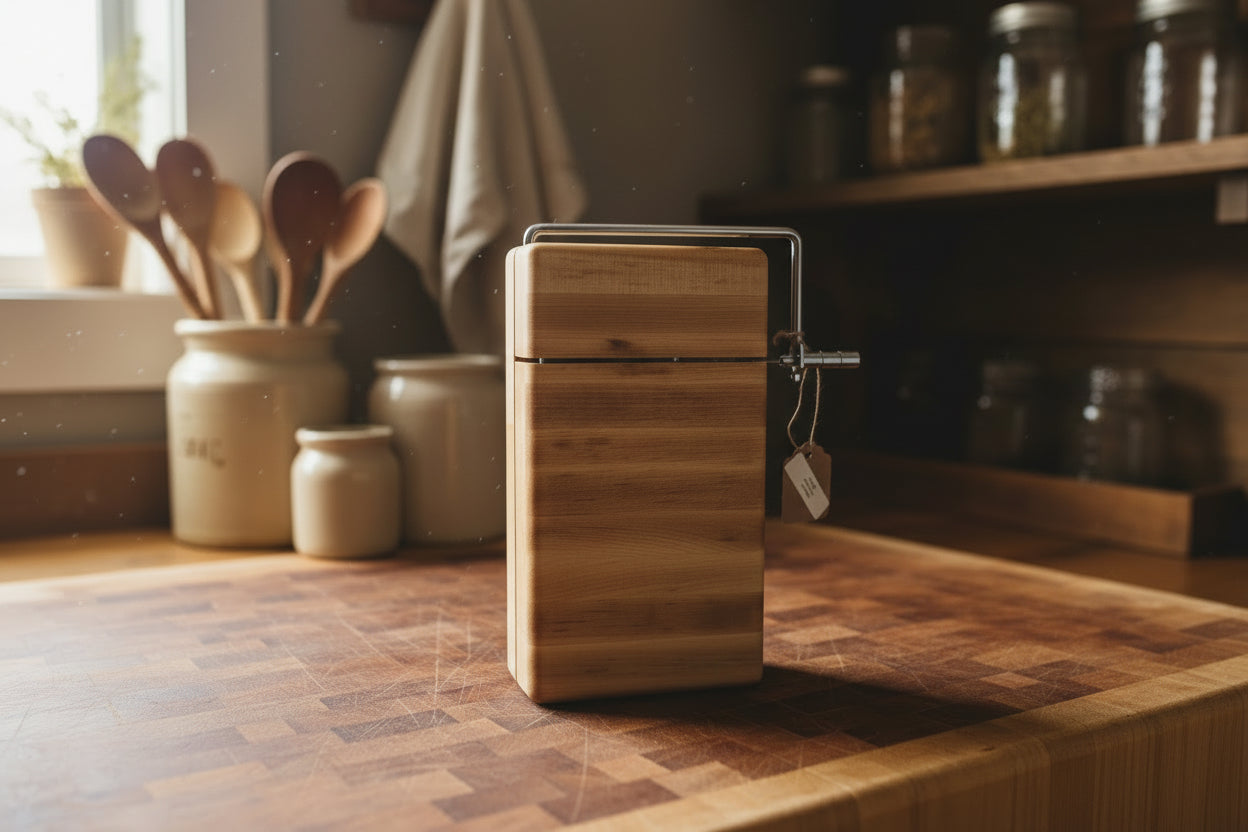 5×9×1.25" Hard Maple Cheese Slicer