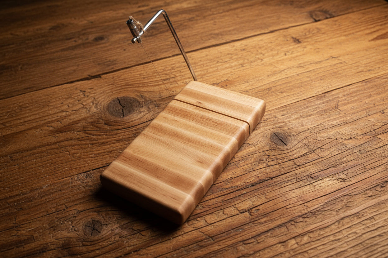 5×9×1.25" Hard Maple Cheese Slicer