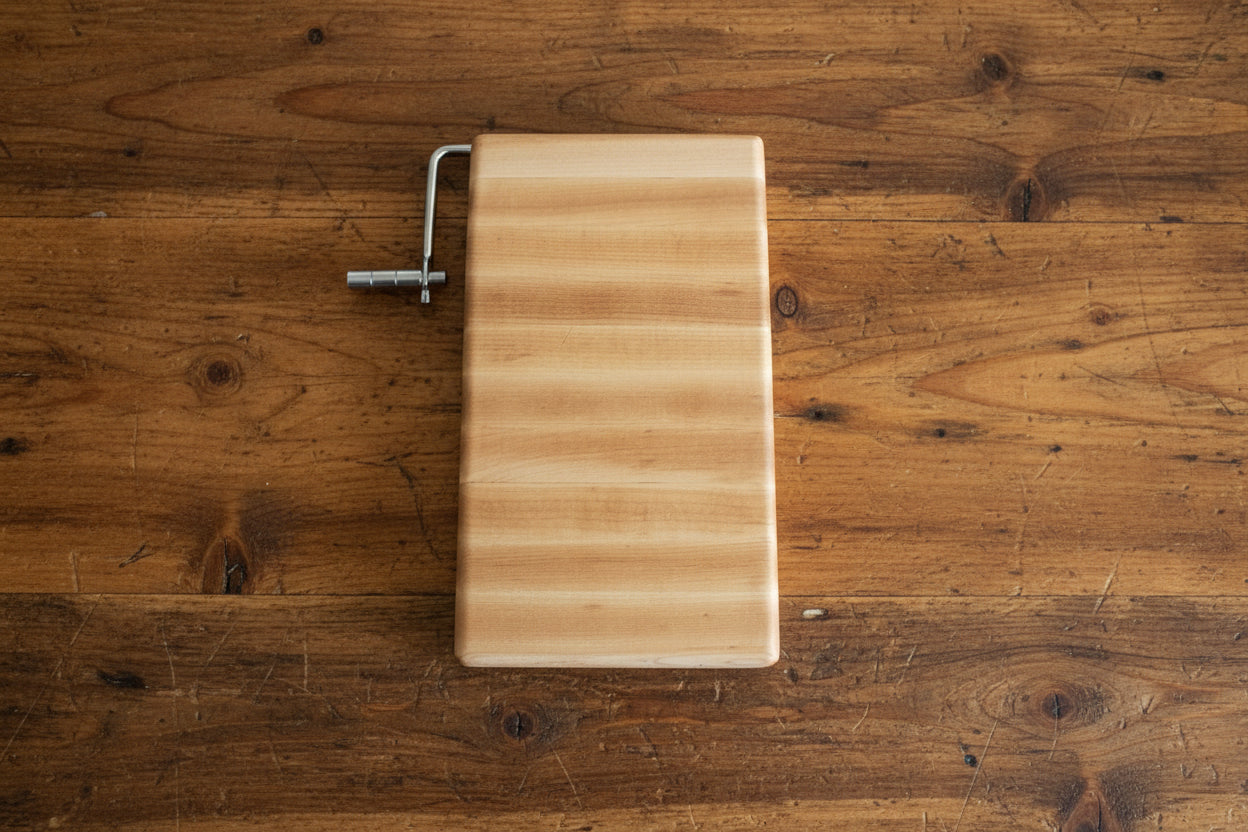 5×9×1.25" Hard Maple Cheese Slicer