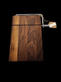 Black Walnut Cheese Slicer — 6 × 9 × 3/4" with Stainless Steel Wire