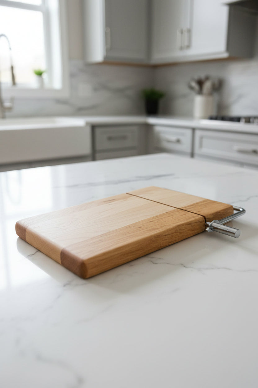 6 × 9 × 3/4" Northern Hard Maple Cheese Slicer