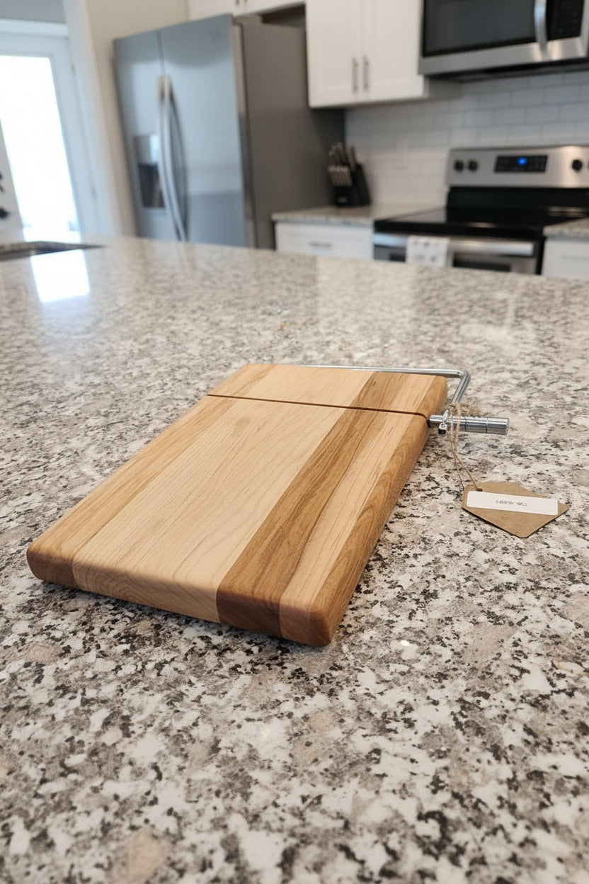 6 × 9 × 3/4" Northern Hard Maple Cheese Slicer