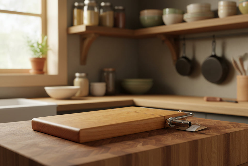 6 × 9 × 3/4" Cherry Cheese Slicer