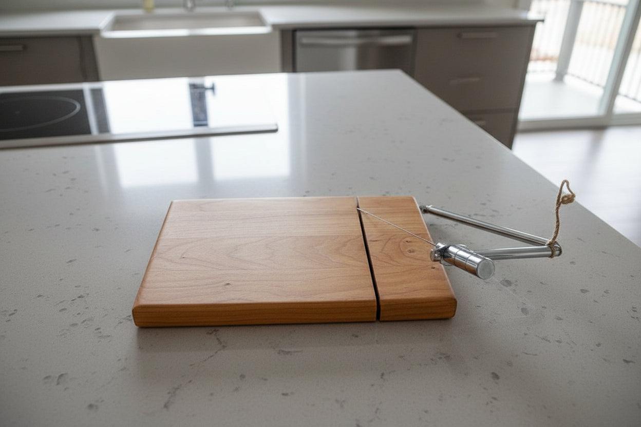 6 × 9 × 3/4" Cherry Cheese Slicer