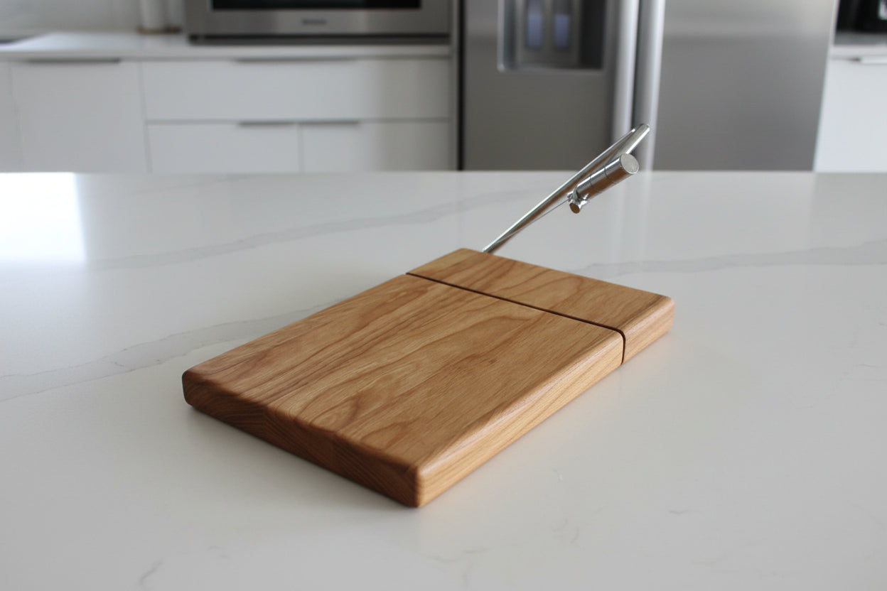 6 × 9 × 3/4" Cherry Cheese Slicer