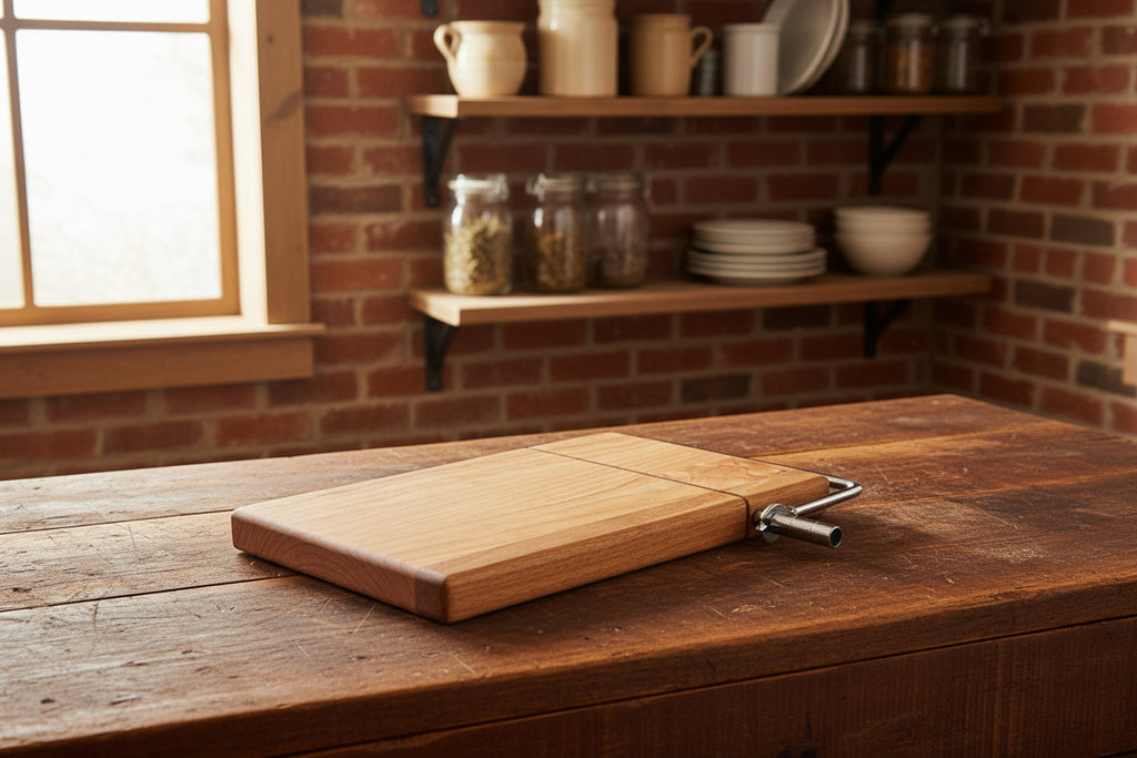 6 × 9 × 3/4" Cherry Cheese Slicer