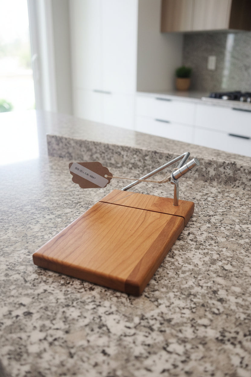 6 × 9 × 3/4" Cherry Cheese Slicer