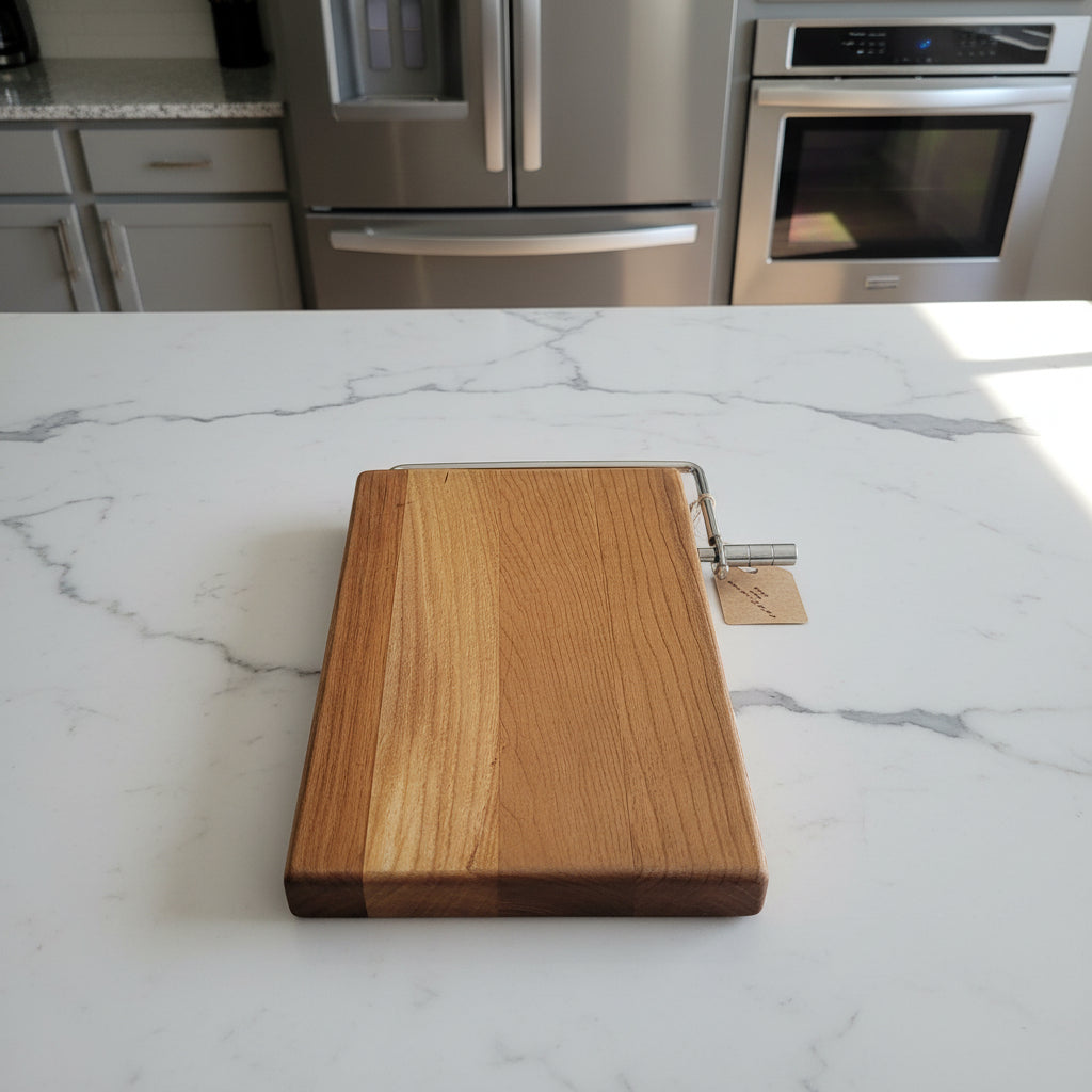 Handcrafted Left‑Handed Cheese Slicer – 6" × 9" × 3/4" Cherry