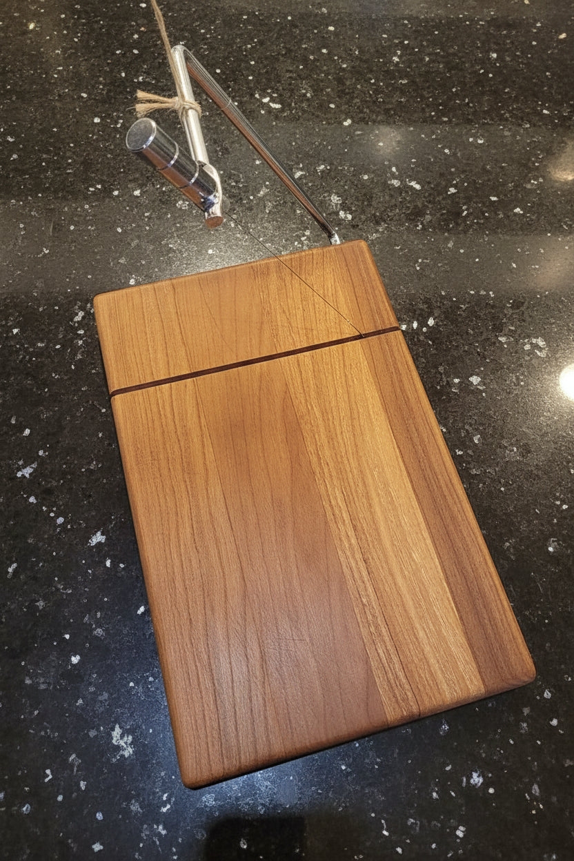 Handcrafted Left‑Handed Cheese Slicer – 6" × 9" × 3/4" Cherry