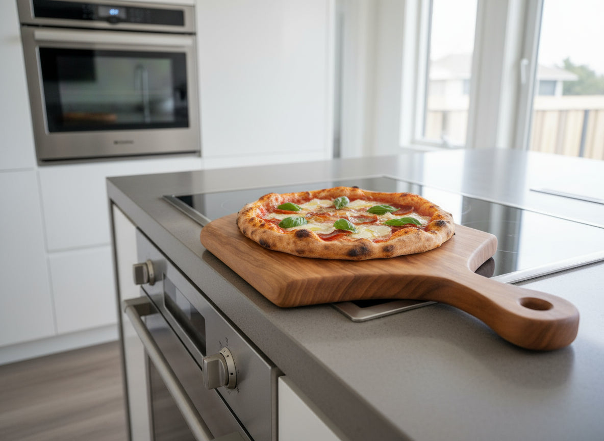 Cherry Pizza Peel Charcuterie Board – 14 x 22 x ¾"