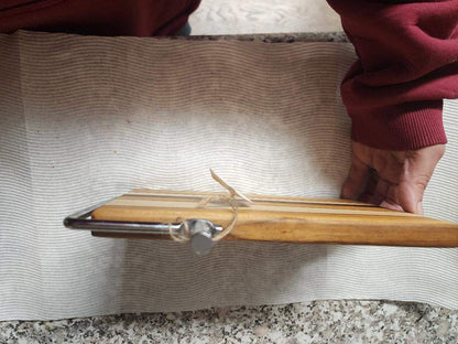 Cheese Slicer – Handcrafted Teak & Walnut Cutting Board 6x9