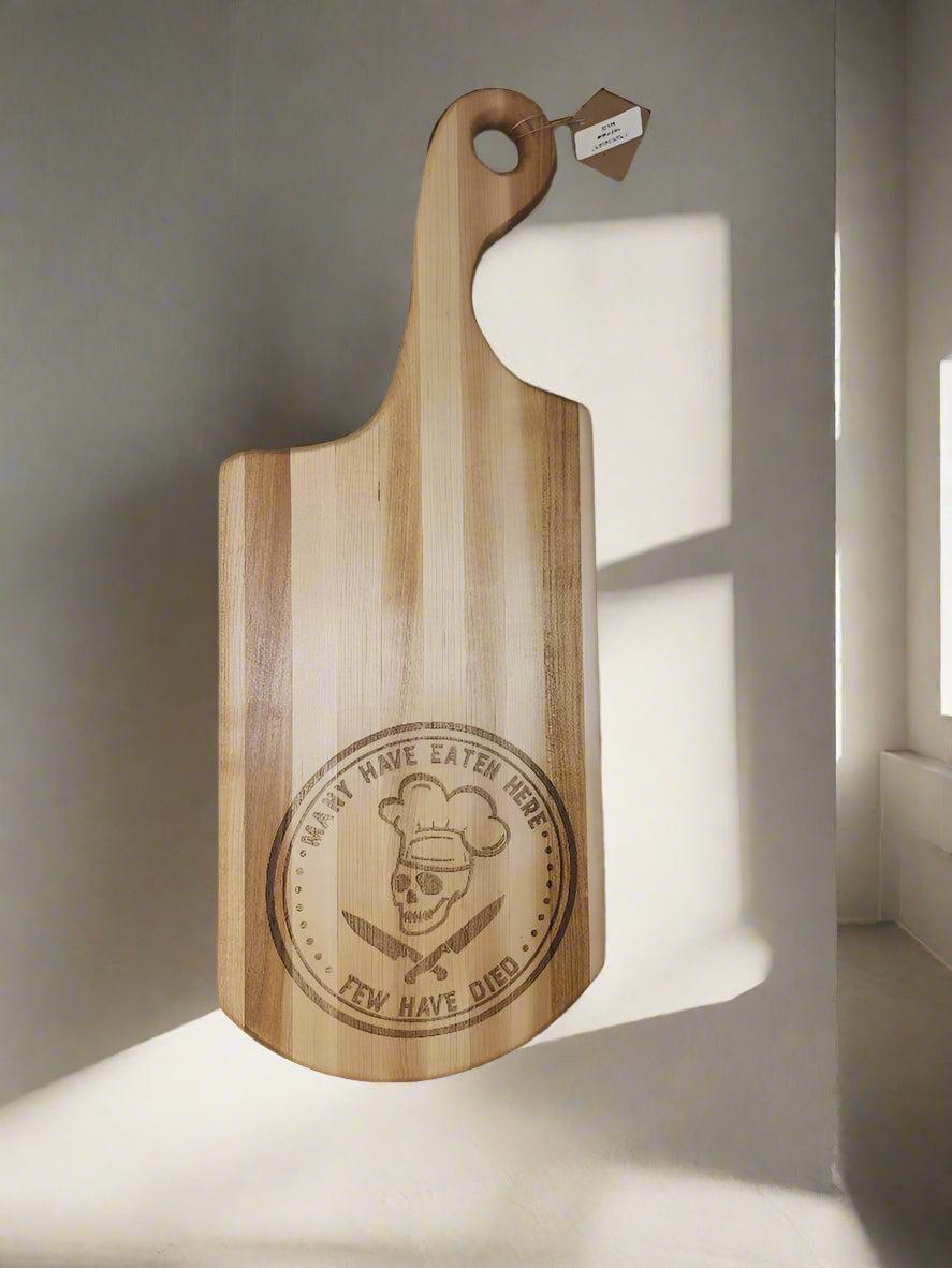 Engraved Hard Maple Cutting Board – 7.75 x 20.5 x 0.875"