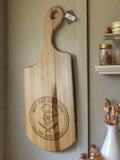 Engraved Hard Maple Cutting Board – 7.75 x 20.5 x 0.875"