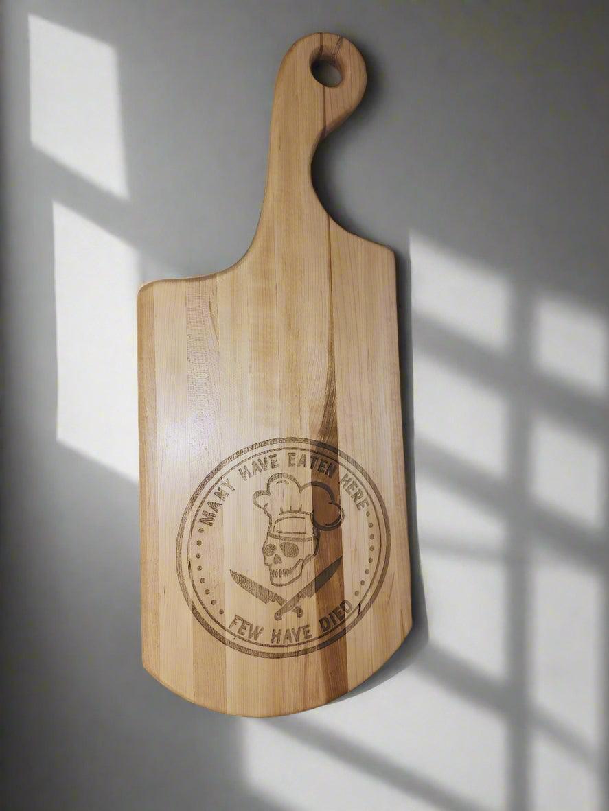 Engraved Hard Maple Cutting Board – 7.75 x 20.5 x 0.875"