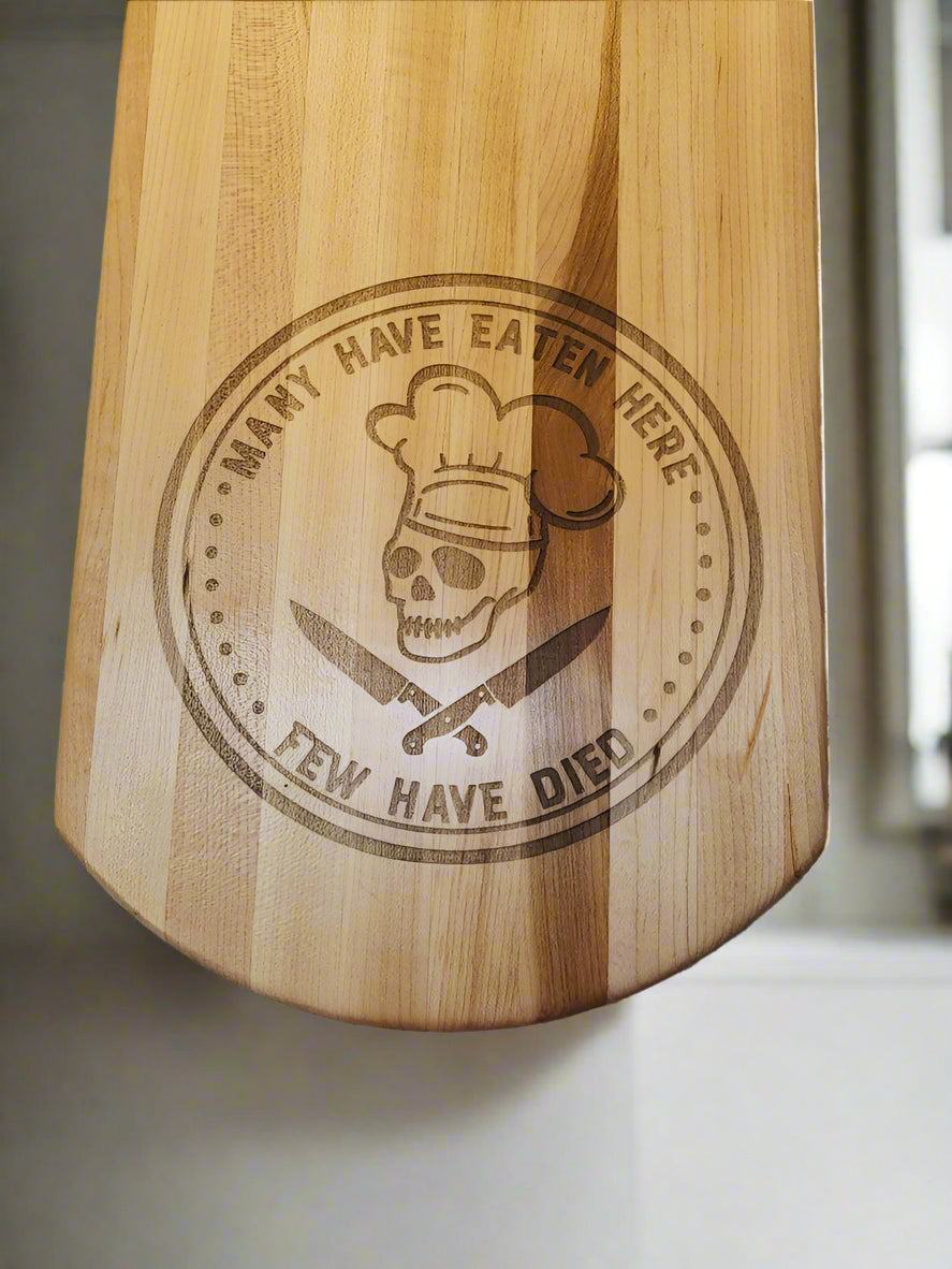 Engraved Hard Maple Cutting Board – 7.75 x 20.5 x 0.875"