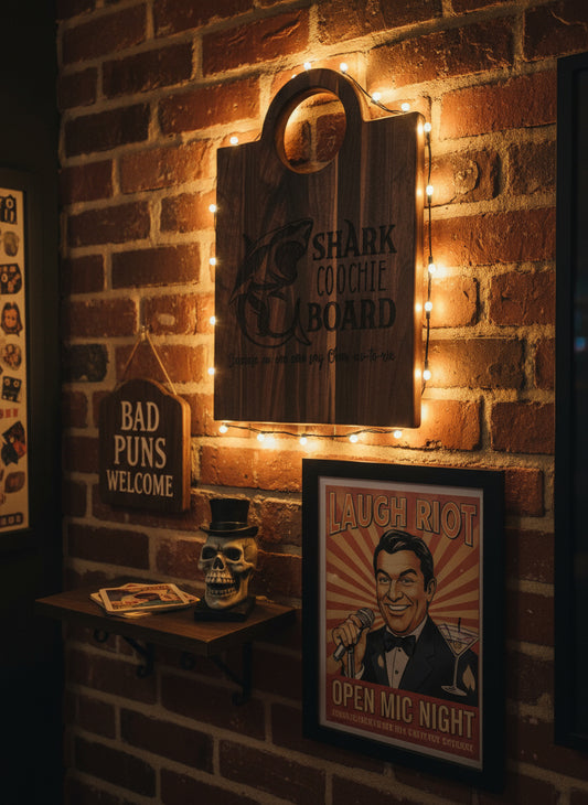 Engraved Black Walnut Cutting Board with Handle – Personalized Craftsmanship Meets Everyday Function