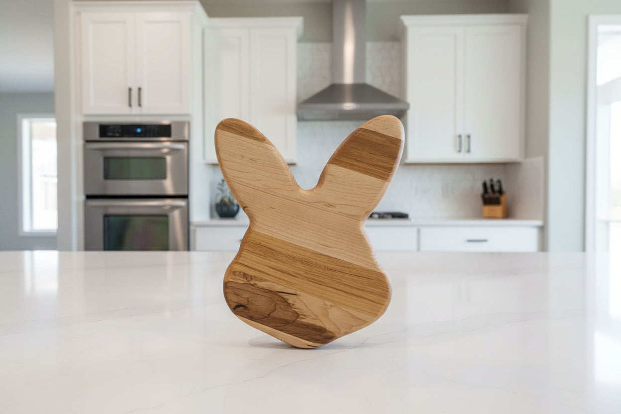 9" Northern Hard Maple Easter Bunny Board