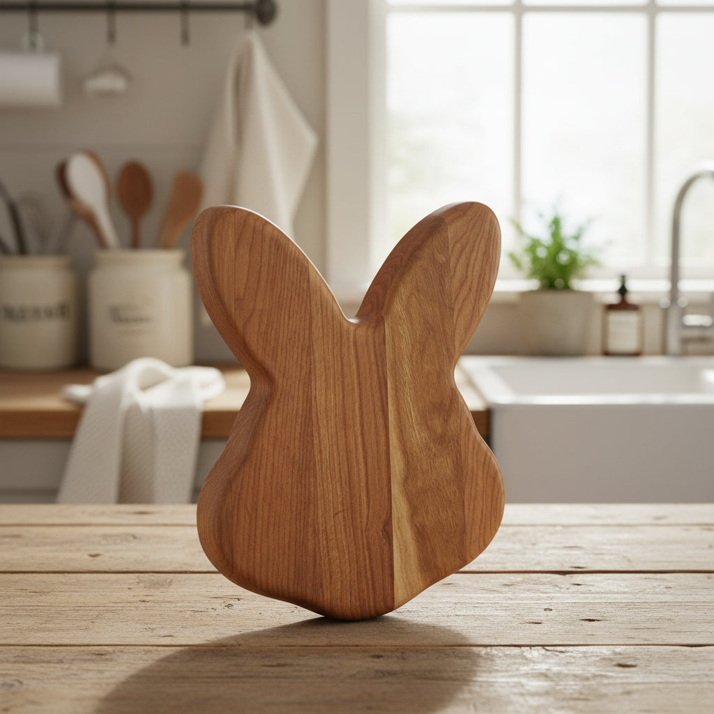 9" Cherry Easter Bunny Board