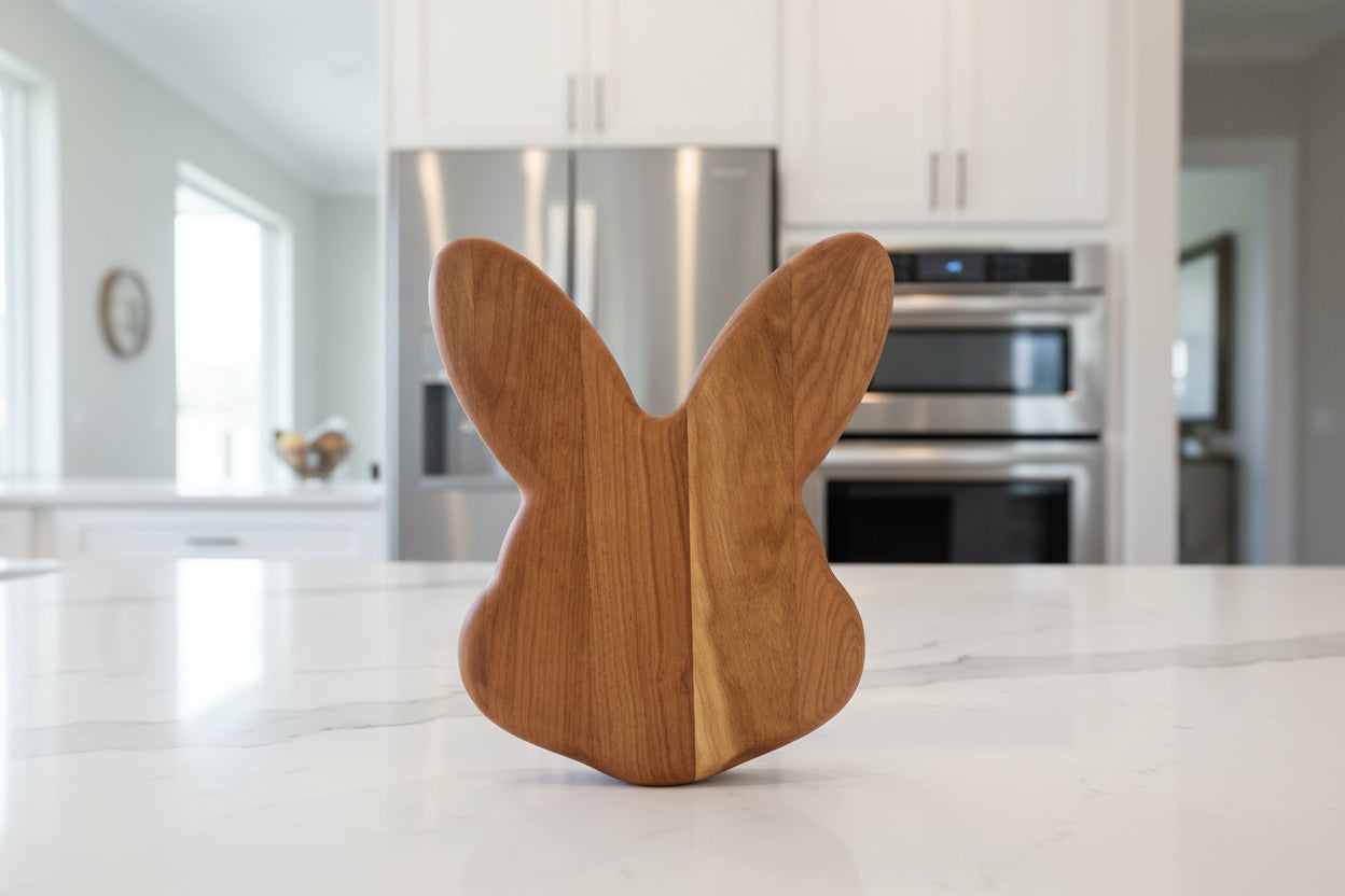 9" Cherry Easter Bunny Board