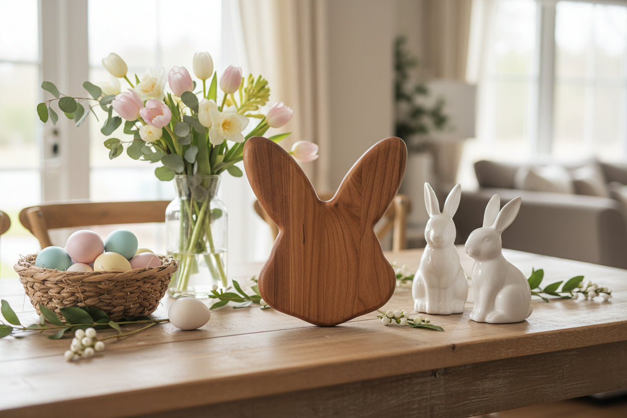 9" Cherry Cool Easter Bunny Board