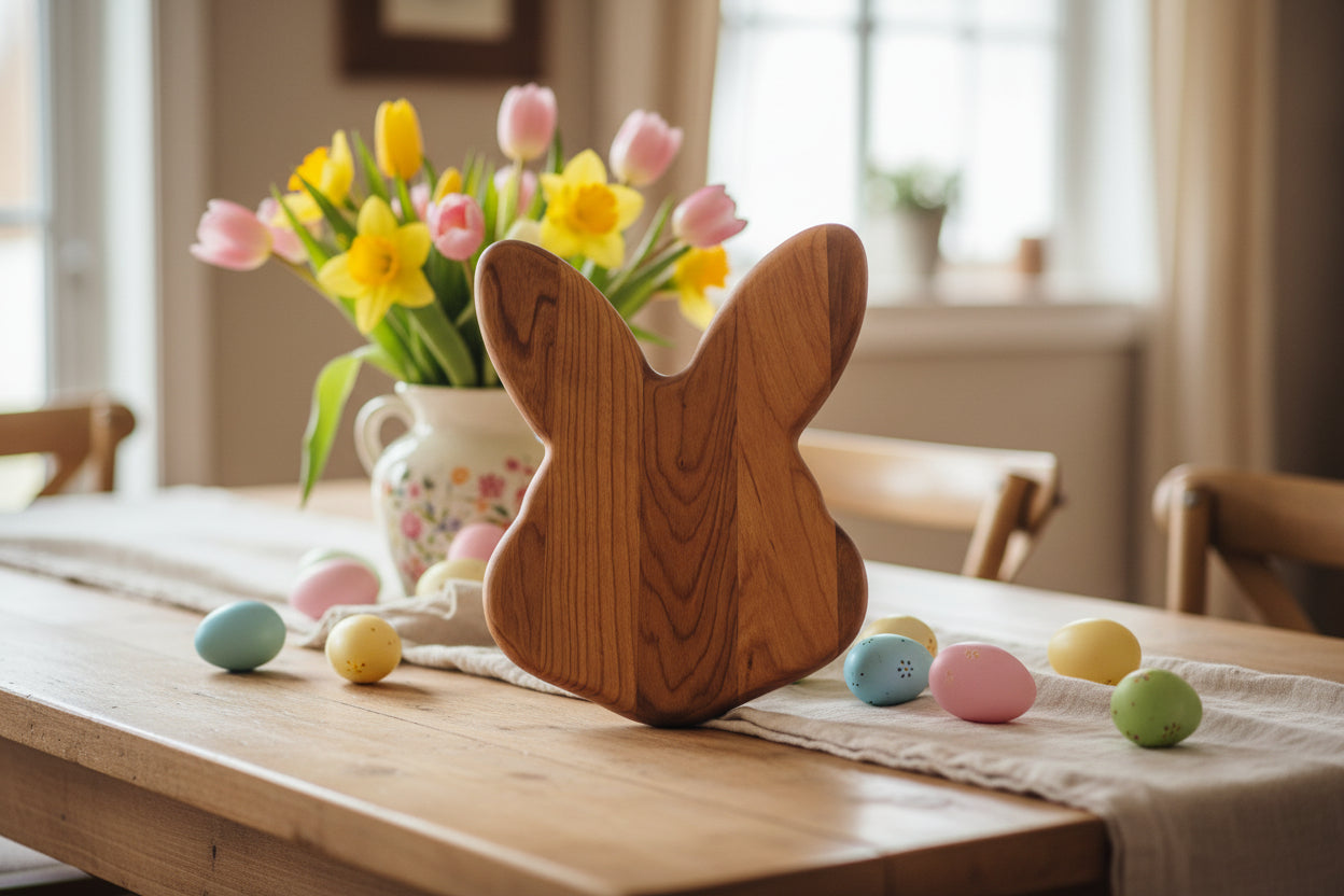 9" Cherry Cute Easter Bunny Board