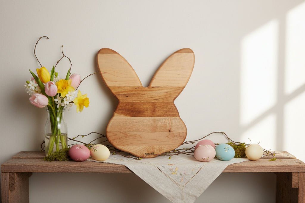 12" Northern Hard Maple Easter Bunny Board