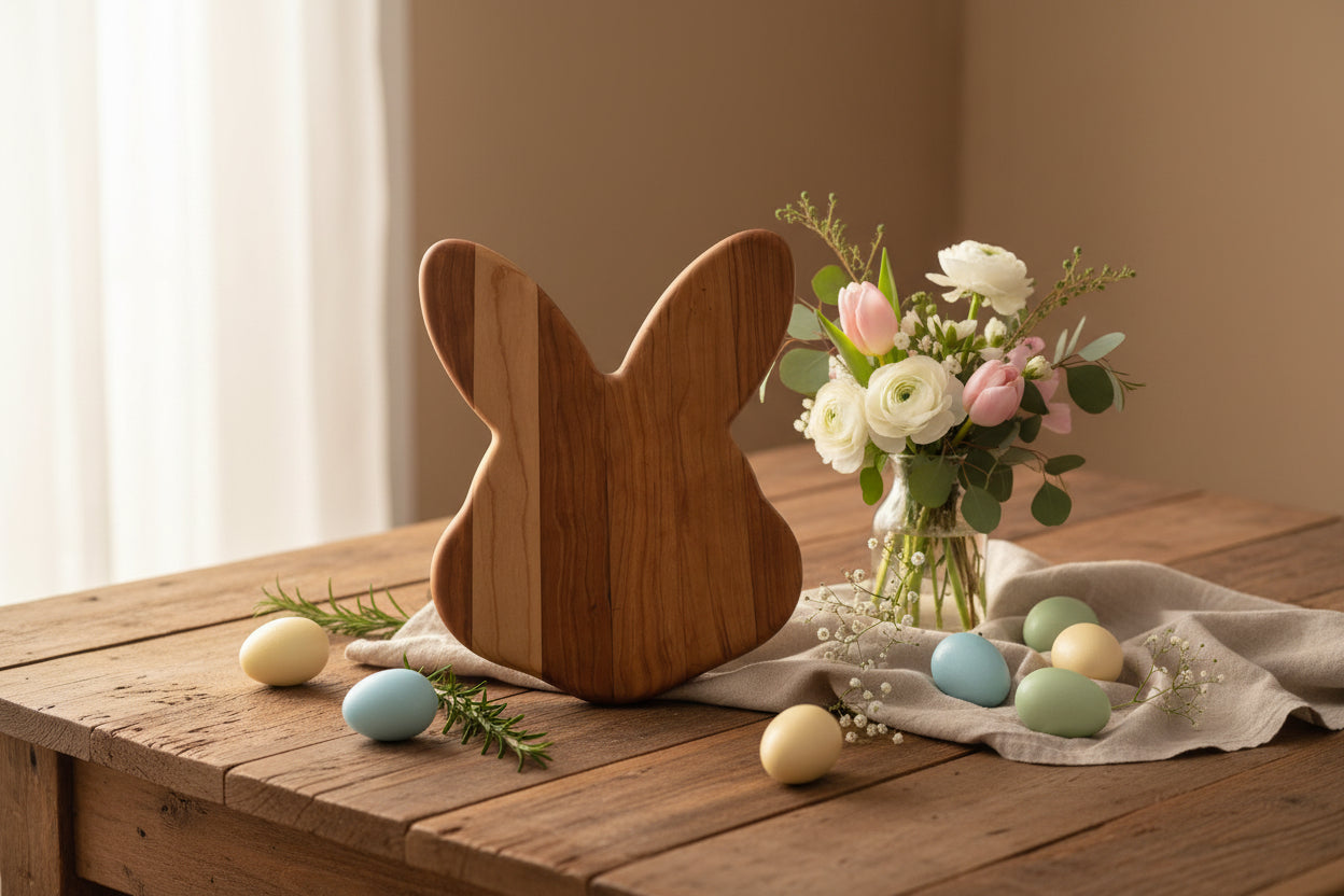 12" Cherry Easter Bunny Board