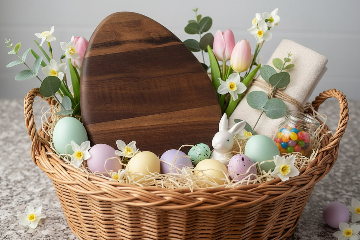 9" Black Walnut Easter Egg Board