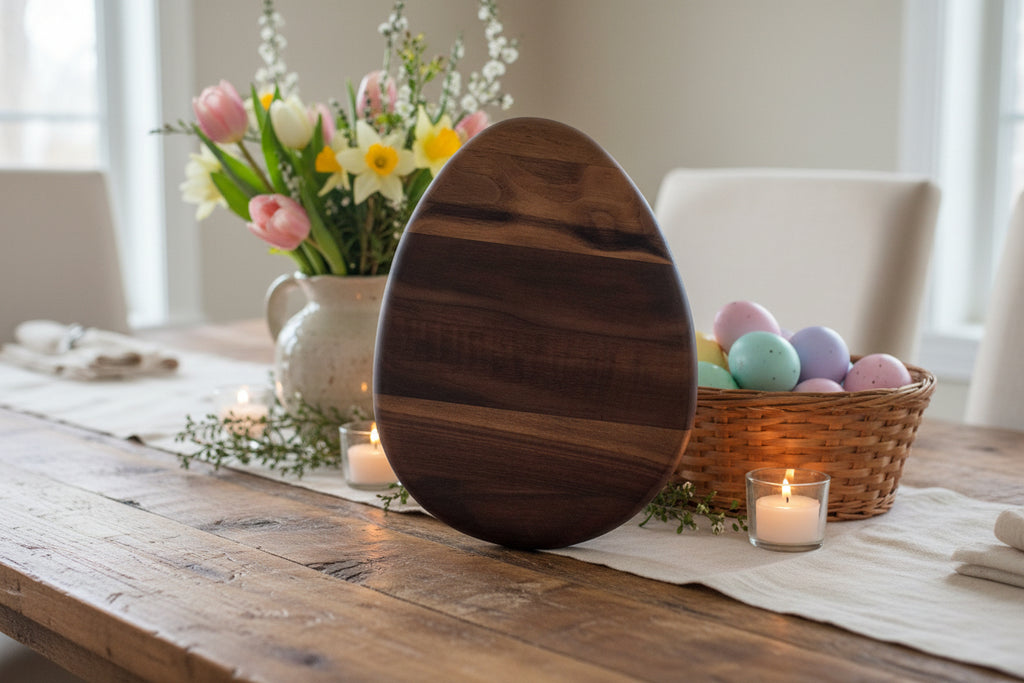 9" Black Walnut Easter Egg Board