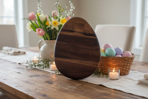 9" Black Walnut Easter Egg Board