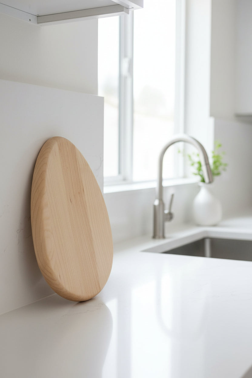9" Northern Hard Maple Cute Easter Egg Board