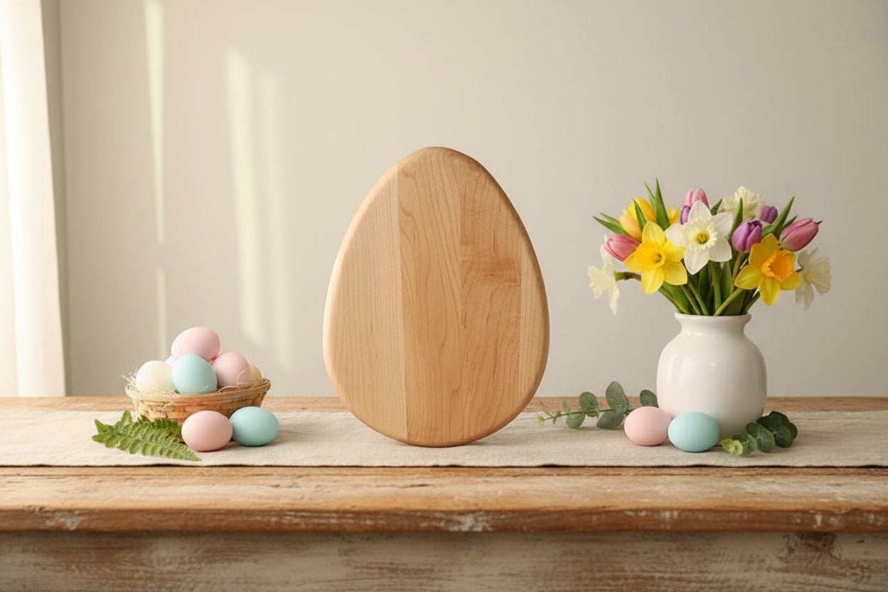 9" Northern Hard Maple Easter Egg Board