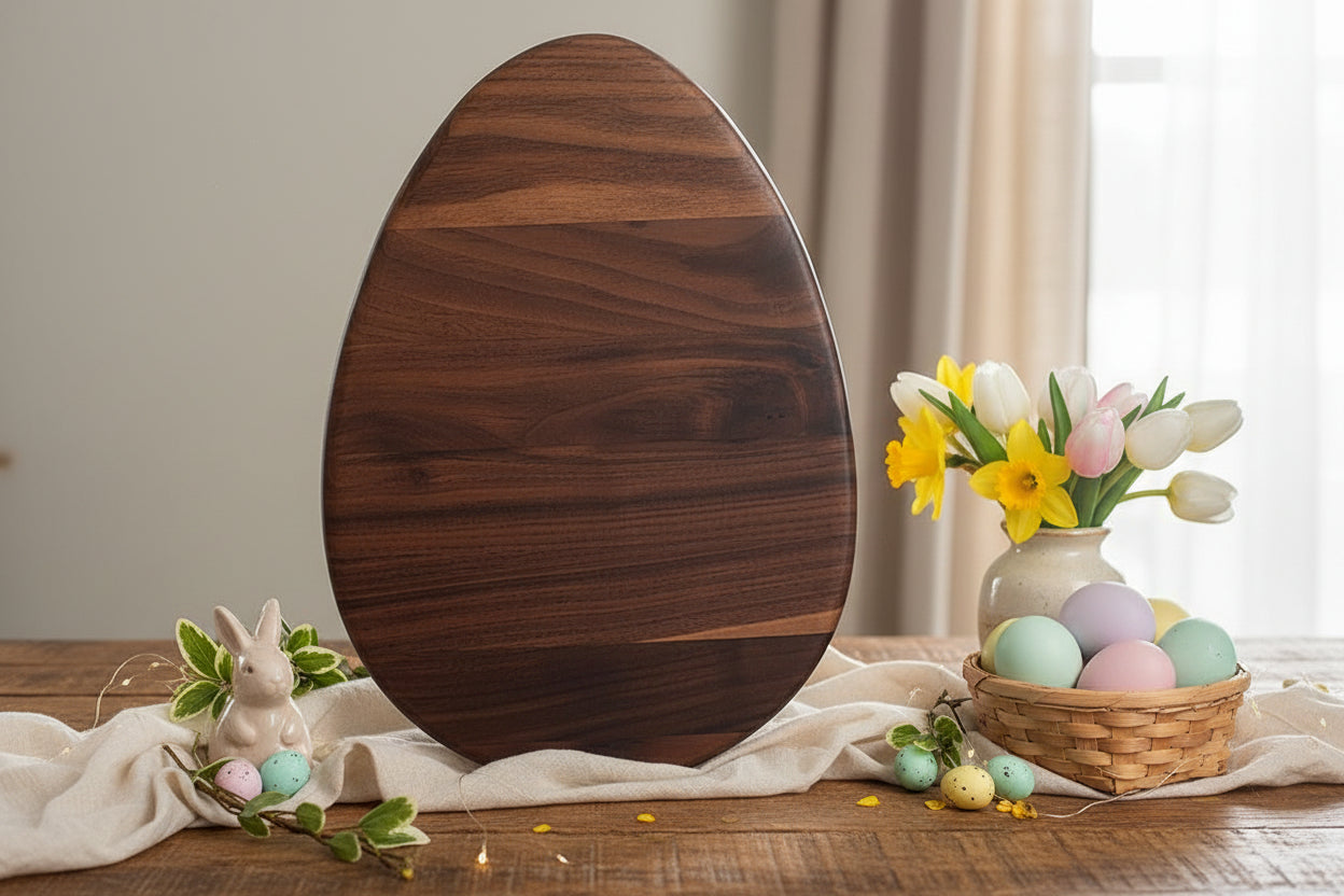 12" Black Walnut Easter Egg Board
