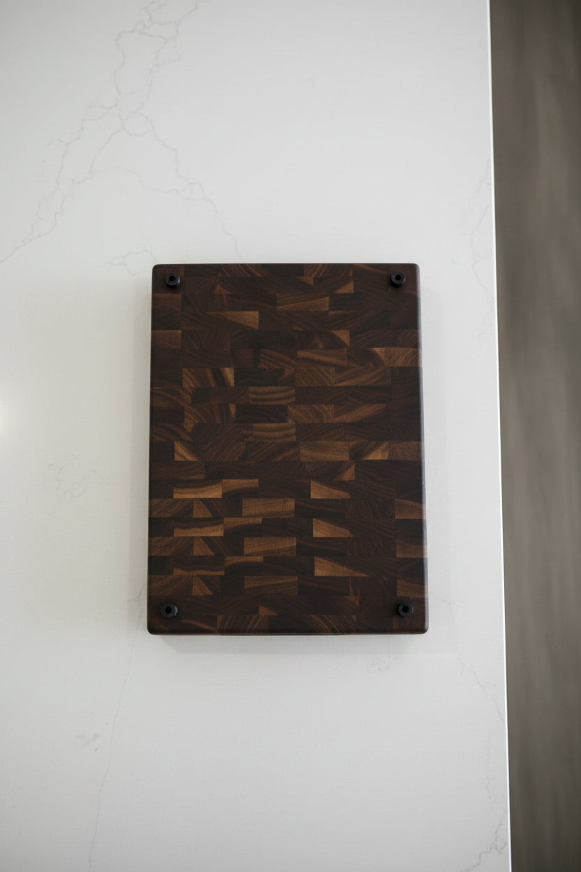 End Grain Black Walnut Cutting Board