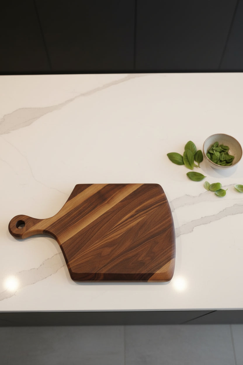 Handcrafted Black Walnut Pizza Peel
