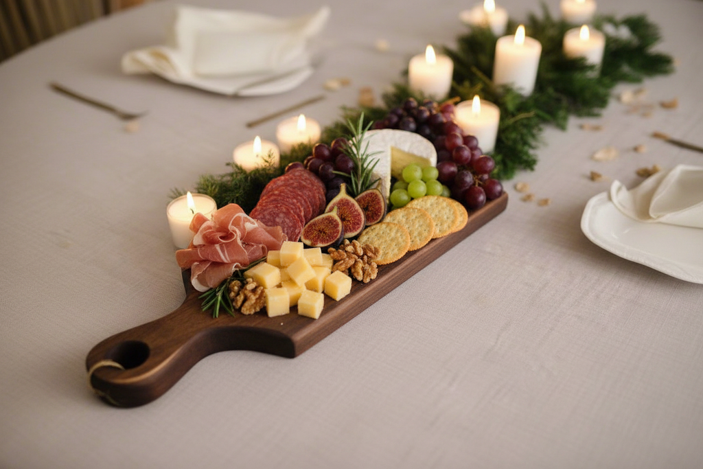 Live Edge Black Walnut Serving Platter – 8x19x1.75" | Rustic Elegance for Gatherings Big and Small