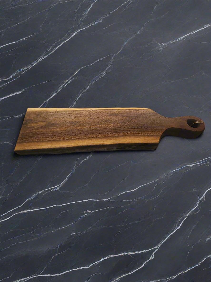Live Edge Black Walnut Serving Platter – 8x19x1.75" | Rustic Elegance for Gatherings Big and Small