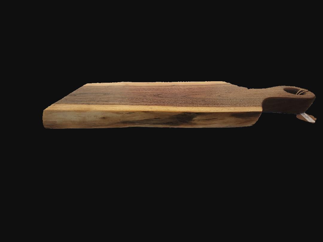 Live Edge Black Walnut Serving Platter – 8x19x1.75" | Rustic Elegance for Gatherings Big and Small