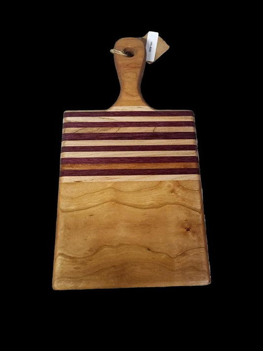 Mini Cutting Board – Cherry, Maple, Padauk & Black Walnut for Artsy Kitchen Prep