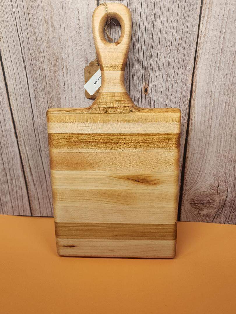 Solid Maple Cutting Board with Handle – 6x6x⅞" | Small, Strong, and Full of Possibility