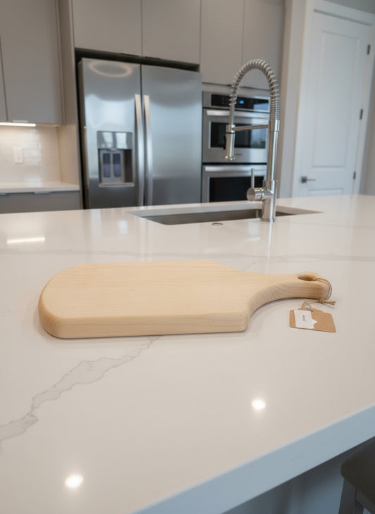 Mini Hard Maple Cutting Board with Handle – 5½ x 10 x ⅝"