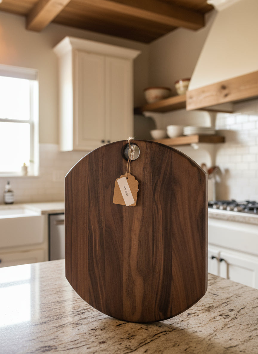 Black Walnut Cutting Board – Compact, Bold, and Built by Hand
