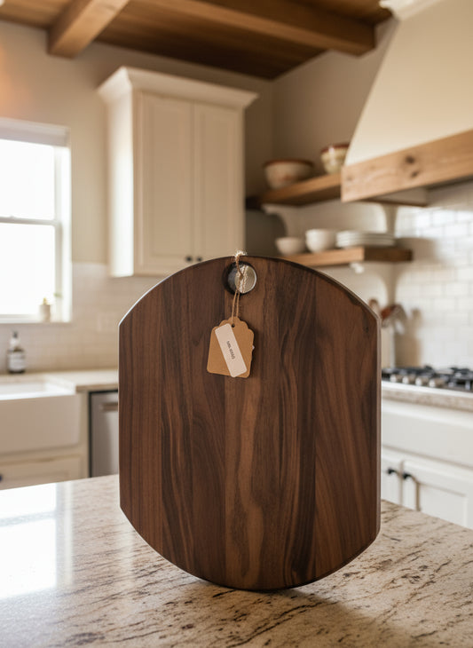 Black Walnut Cutting Board – Compact, Bold, and Built by Hand
