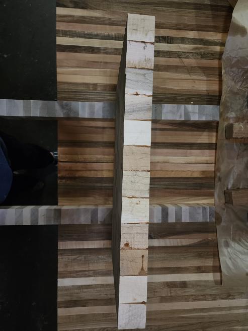 Natural Hard Maple End Grain Butcher Block Blank – Rough Sanded 12.5" × 18.25" × 2.125" | Finish to 12" × 18" × 2"