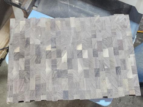 Rough Sanded Black Walnut End Grain